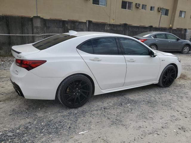 19UUB3F6XJA000917 - 2018 ACURA TLX TECH+A WHITE photo 3