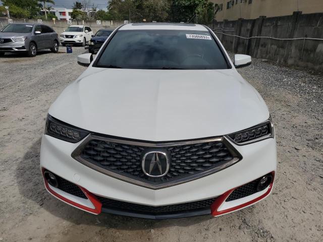 19UUB3F6XJA000917 - 2018 ACURA TLX TECH+A WHITE photo 5