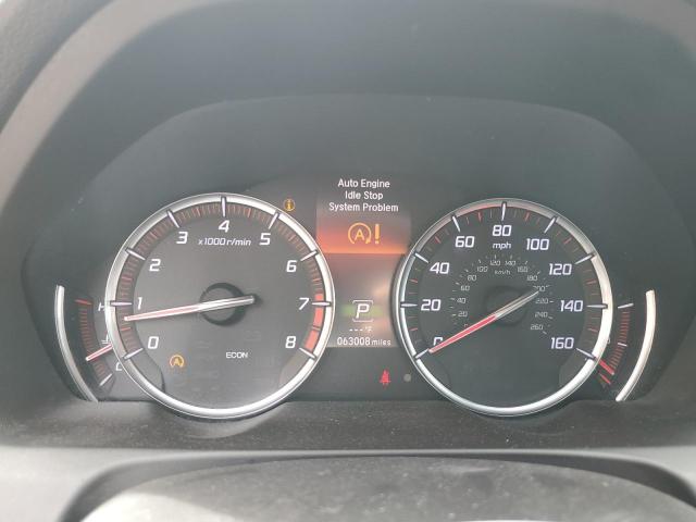 19UUB3F6XJA000917 - 2018 ACURA TLX TECH+A WHITE photo 9