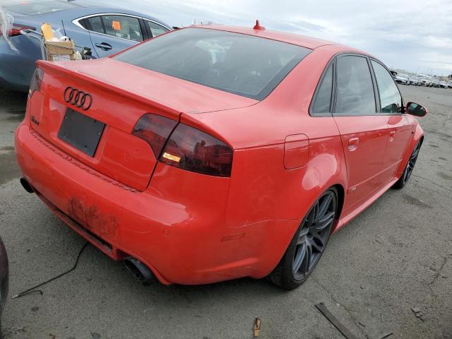 WUARU78EX7N904751 - 2007 AUDI RS4 QUATTRO RED photo 3