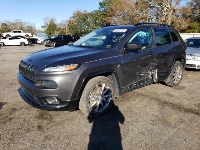 1C4PJLCB0JD621579 - 2018 JEEP CHEROKEE LATITUDE CHARCOAL photo 1