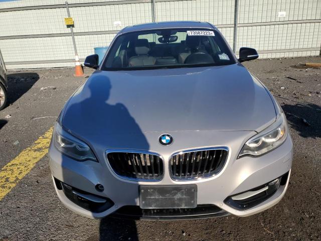 WBA1F5C53EVV99586 - 2014 BMW 228 I SILVER photo 5