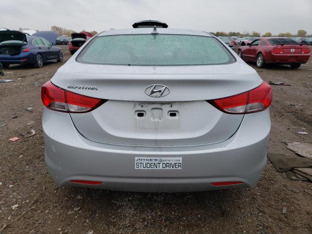 5NPDH4AE1DH396573 - 2013 HYUNDAI ELANTRA GLS SILVER photo 6