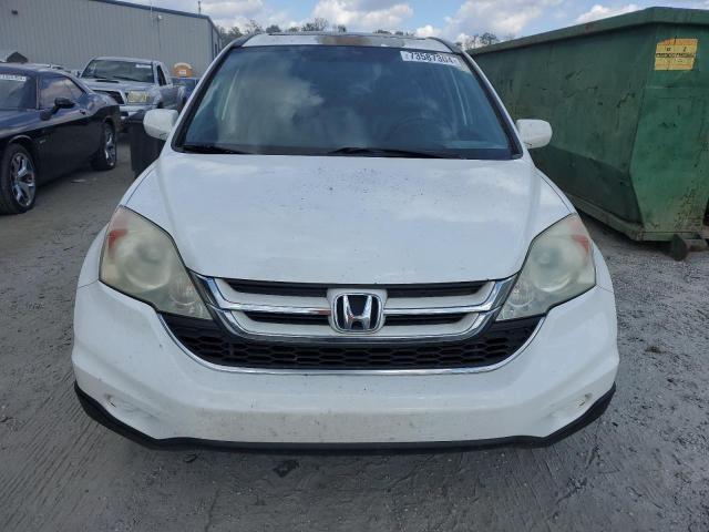 5J6RE3H78AL050635 - 2010 HONDA CR-V EXL WHITE photo 5