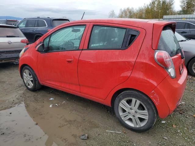 KL8CD6S97EC563903 - 2014 CHEVROLET SPARK 1LT RED photo 2