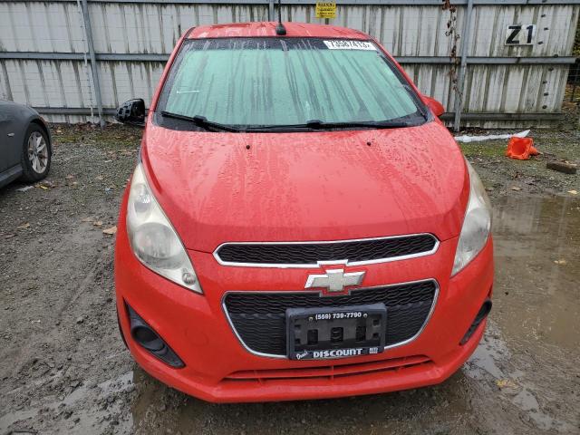 KL8CD6S97EC563903 - 2014 CHEVROLET SPARK 1LT RED photo 5