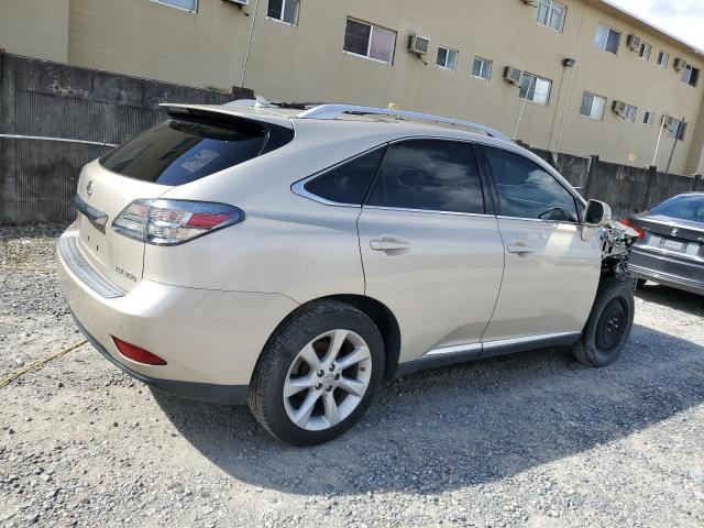 2T2ZK1BA3CC086052 - 2012 LEXUS RX 350 CREAM photo 3