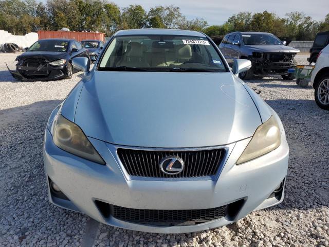 JTHBF5C28B5141534 - 2011 LEXUS IS 250 BLUE photo 5