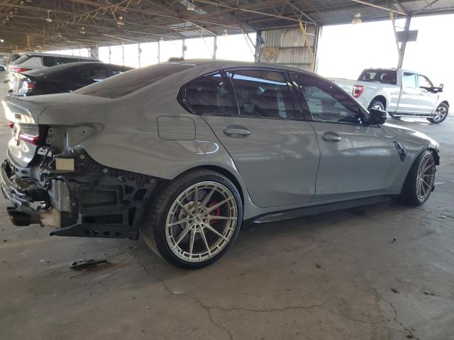 WBS43AY01PFN59074 - 2023 BMW M3 COMPETITION GRAY photo 3