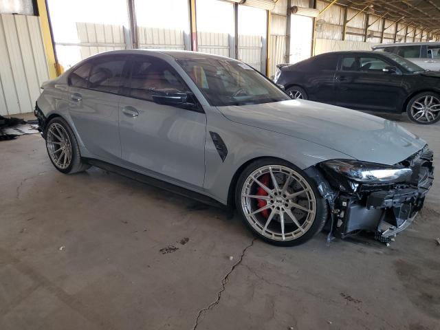 WBS43AY01PFN59074 - 2023 BMW M3 COMPETITION GRAY photo 4