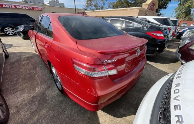 4T1BK3EKXAU114236 - 2010 TOYOTA CAMRY SE RED photo 3