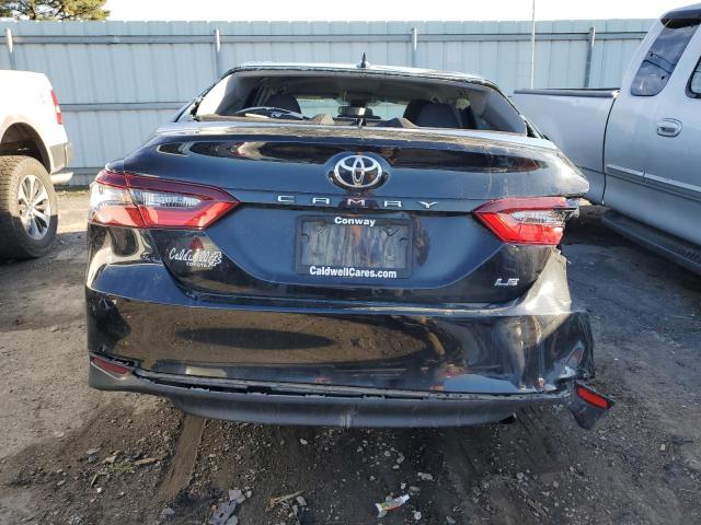 4T1C11AK9MU437859 - 2021 TOYOTA CAMRY LE BLACK photo 6