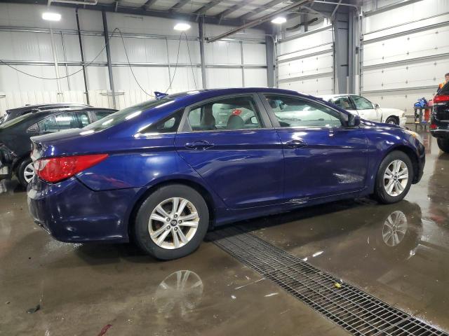 5NPEB4AC3DH804835 - 2013 HYUNDAI SONATA GLS BLUE photo 3