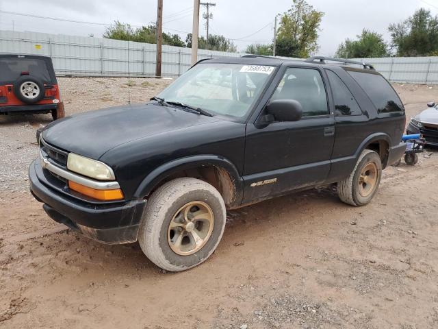 1GNCS18X33K137108 - 2003 CHEVROLET BLAZER BLACK photo 1