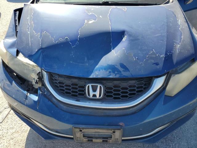 19XFB2F51EE031601 - 2014 HONDA CIVIC LX BLUE photo 11