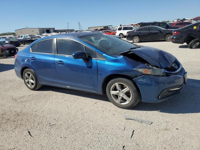 19XFB2F51EE031601 - 2014 HONDA CIVIC LX BLUE photo 4