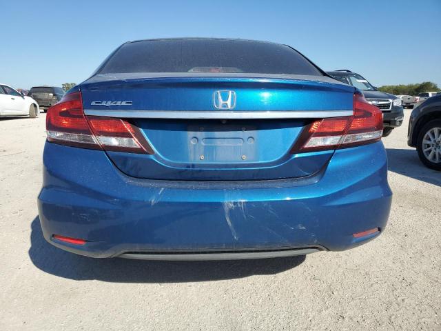 19XFB2F51EE031601 - 2014 HONDA CIVIC LX BLUE photo 6