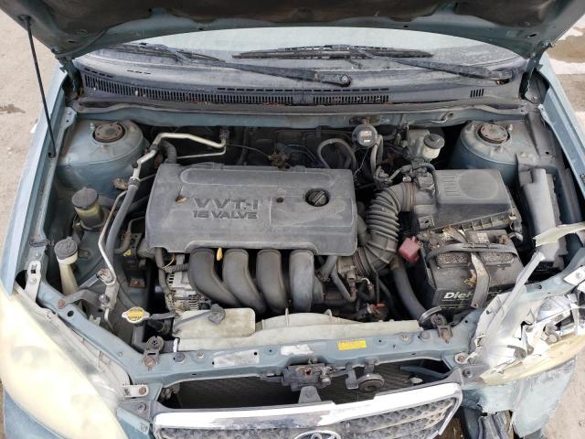 2T1BR32EX6C669691 - 2006 TOYOTA COROLLA CE TEAL photo 11