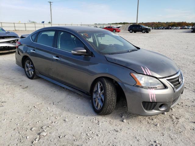 3N1AB7AP7FY259556 - 2015 NISSAN SENTRA S GRAY photo 4