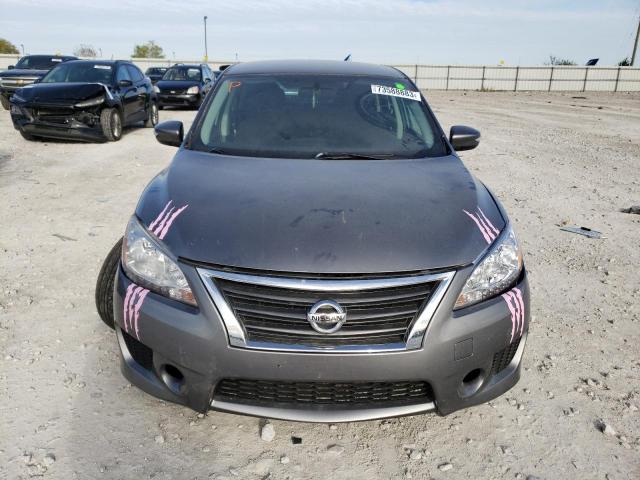 3N1AB7AP7FY259556 - 2015 NISSAN SENTRA S GRAY photo 5