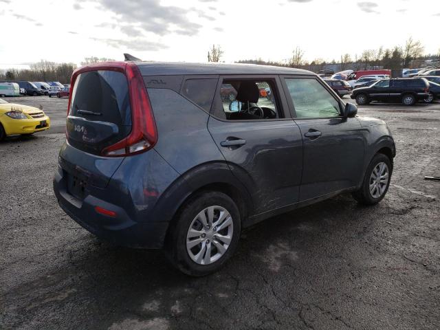 KNDJ23AU2N7809533 - 2022 KIA SOUL LX GRAY photo 3