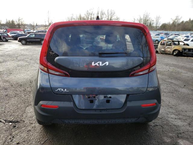 KNDJ23AU2N7809533 - 2022 KIA SOUL LX GRAY photo 6