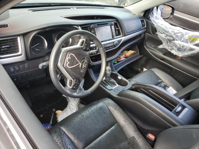 5TDJZRFH6KS928231 - 2019 TOYOTA HIGHLANDER SE GRAY photo 8