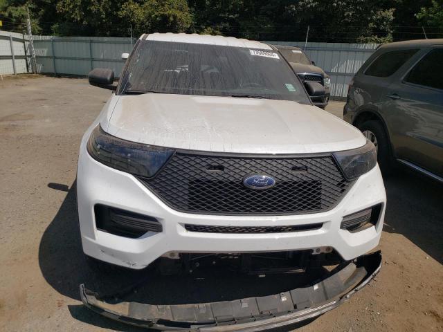 1FM5K8ABXNGB50092 - 2022 FORD EXPLORER POLICE INTERCEPTOR WHITE photo 5