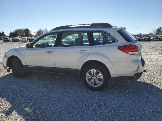 4S4BRCAC0B3310462 - 2011 SUBARU OUTBACK 2.5I WHITE photo 2