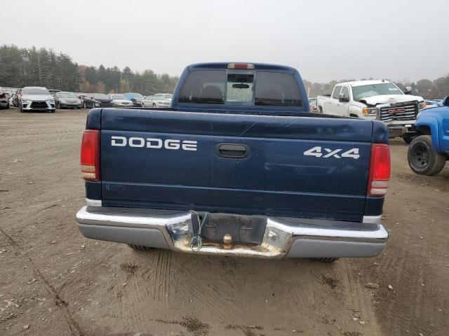 1B7GG22X51S258634 - 2001 DODGE DAKOTA BLUE photo 6