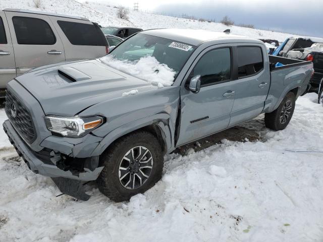 3TMDZ5BN1LM089253 - 2020 TOYOTA TACOMA DOUBLE CAB GRAY photo 1