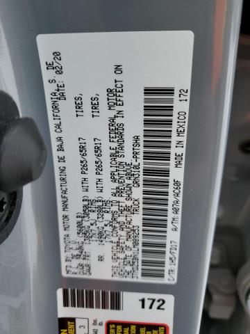 3TMDZ5BN1LM089253 - 2020 TOYOTA TACOMA DOUBLE CAB 灰色 照片 12