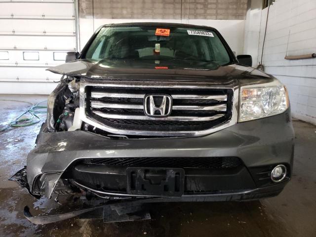 5FNYF4H55DB037190 - 2013 HONDA PILOT EXL GRAY photo 5