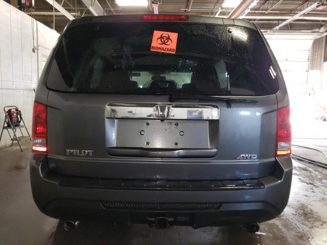 5FNYF4H55DB037190 - 2013 HONDA PILOT EXL GRAY photo 6