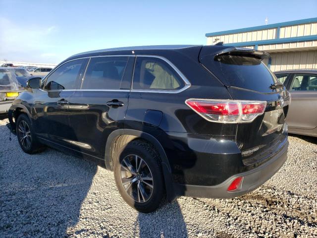 5TDJKRFH7GS320858 - 2016 TOYOTA HIGHLANDER XLE BLACK photo 2