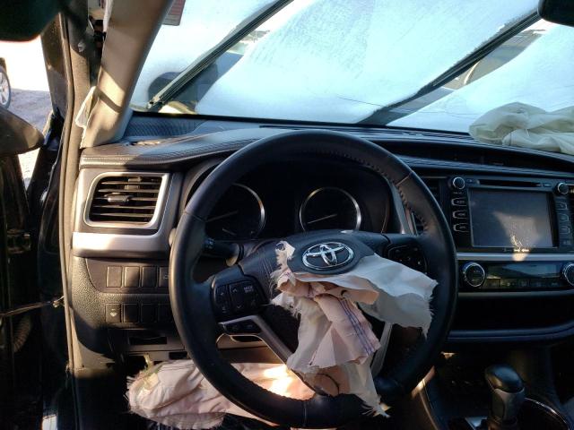 5TDJKRFH7GS320858 - 2016 TOYOTA HIGHLANDER XLE BLACK photo 8