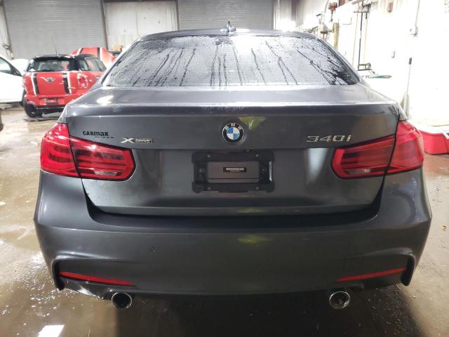 WBA8B7C54JA937813 - 2018 BMW 340 XI CHARCOAL photo 6