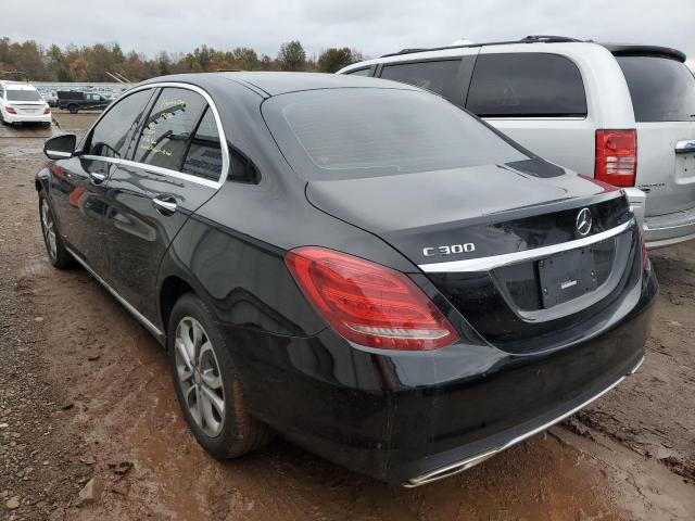 55SWF4KBXFU035944 - 2015 MERCEDES-BENZ C 300 4MATIC BLACK photo 2