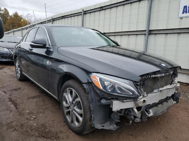 55SWF4KBXFU035944 - 2015 MERCEDES-BENZ C 300 4MATIC BLACK photo 4