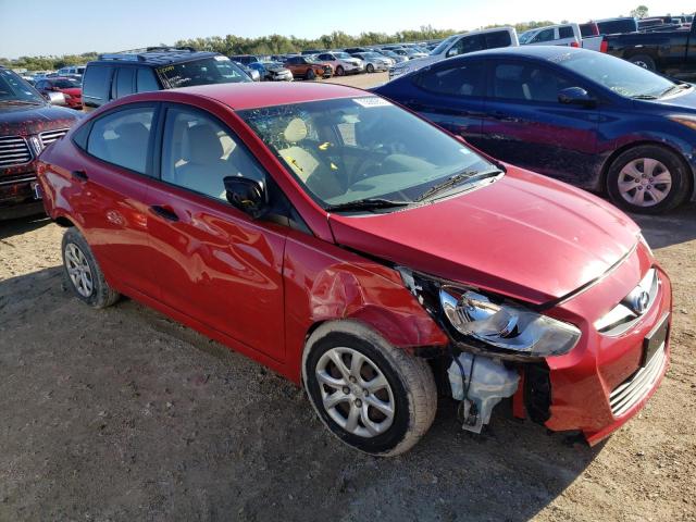 KMHCT4AE9CU089436 - 2012 HYUNDAI ACCENT GLS RED photo 4