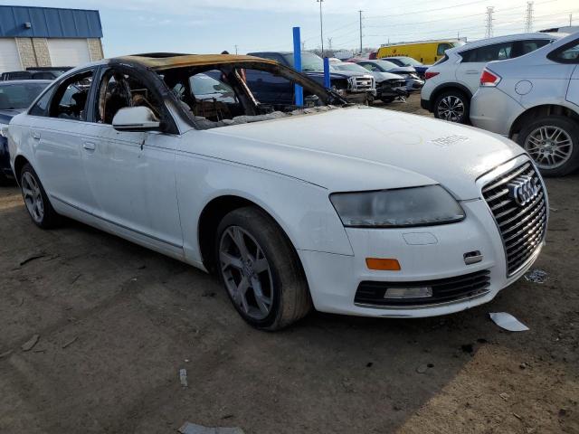 WAUKGAFB6AN036800 - 2010 AUDI A6 PRESTIGE WHITE photo 4