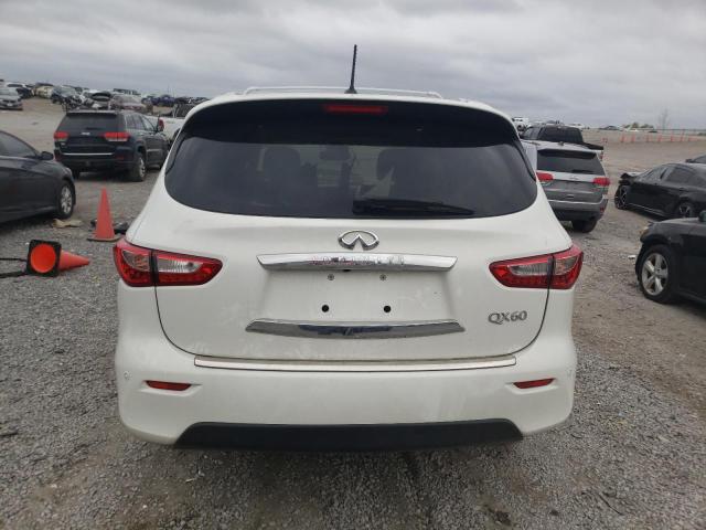 5N1AL0MN9EC506767 - 2014 INFINITI QX60 WHITE photo 6