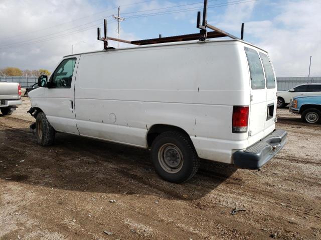 1FTNE1EW4BDA46551 - 2011 FORD ECONOLINE E150 VAN WHITE photo 2