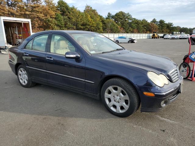 WDBRF92H66F820231 - 2006 MERCEDES-BENZ C 280 4MATIC BLUE photo 4