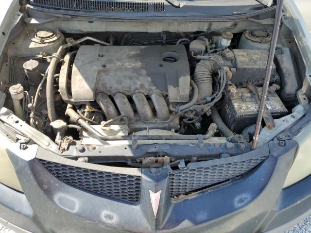 5Y2SN62L84Z401236 - 2004 PONTIAC VIBE GT GRAY photo 11