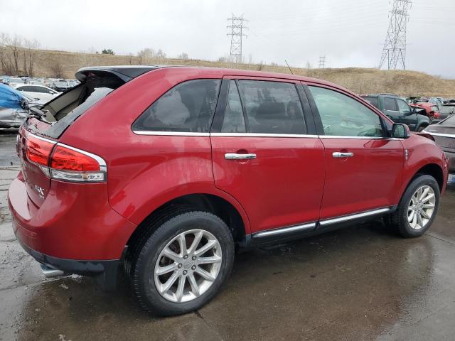 2LMDJ8JK3EBL03986 - 2014 LINCOLN MKX MAROON photo 3