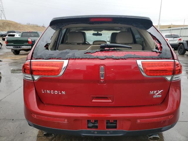 2LMDJ8JK3EBL03986 - 2014 LINCOLN MKX MAROON photo 6