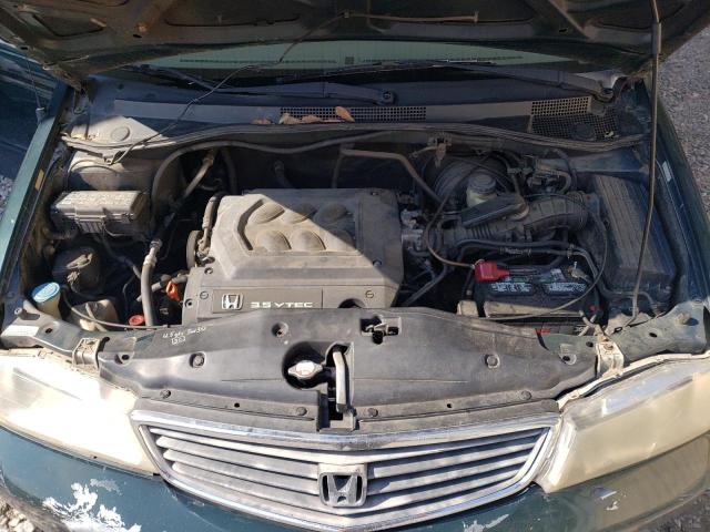 2HKRL18611H512481 - 2001 HONDA ODYSSEY EX GREEN photo 12