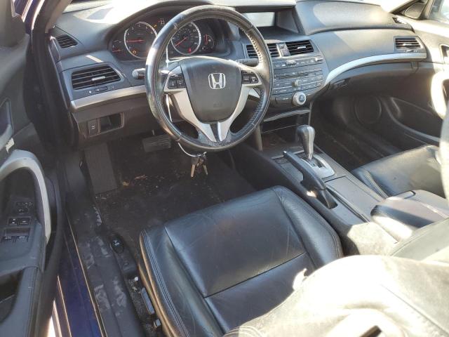 1HGCS12859A009379 - 2009 HONDA ACCORD EXL BLUE photo 8