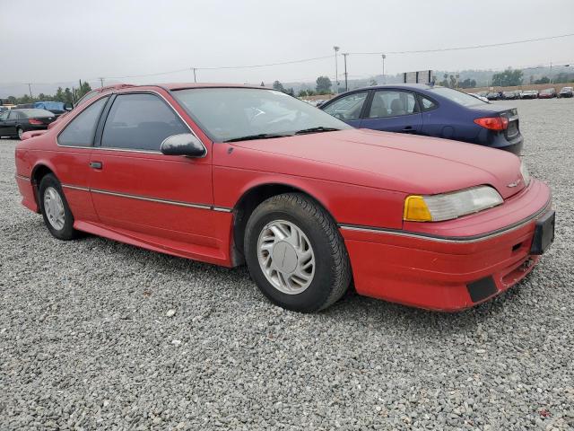 1FAPP6045MH145614 - 1991 FORD THUNDERBIR RED photo 4